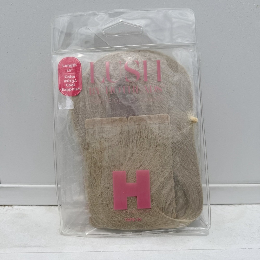 Hotheads Tape In Extensions LUSH Originals 16" 20 Pieces Sapphire #613A NEW